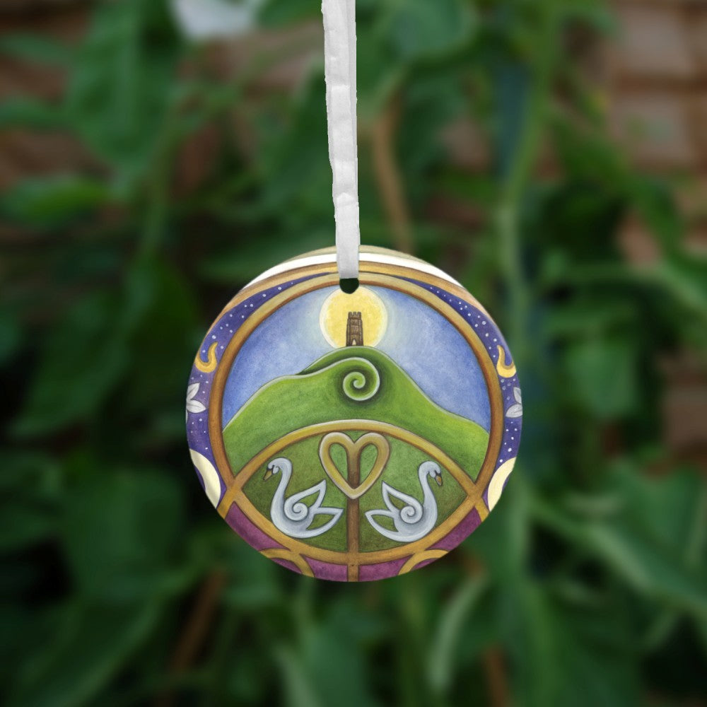 Ceramic Ornament - Heart of Avalon (2-pack)