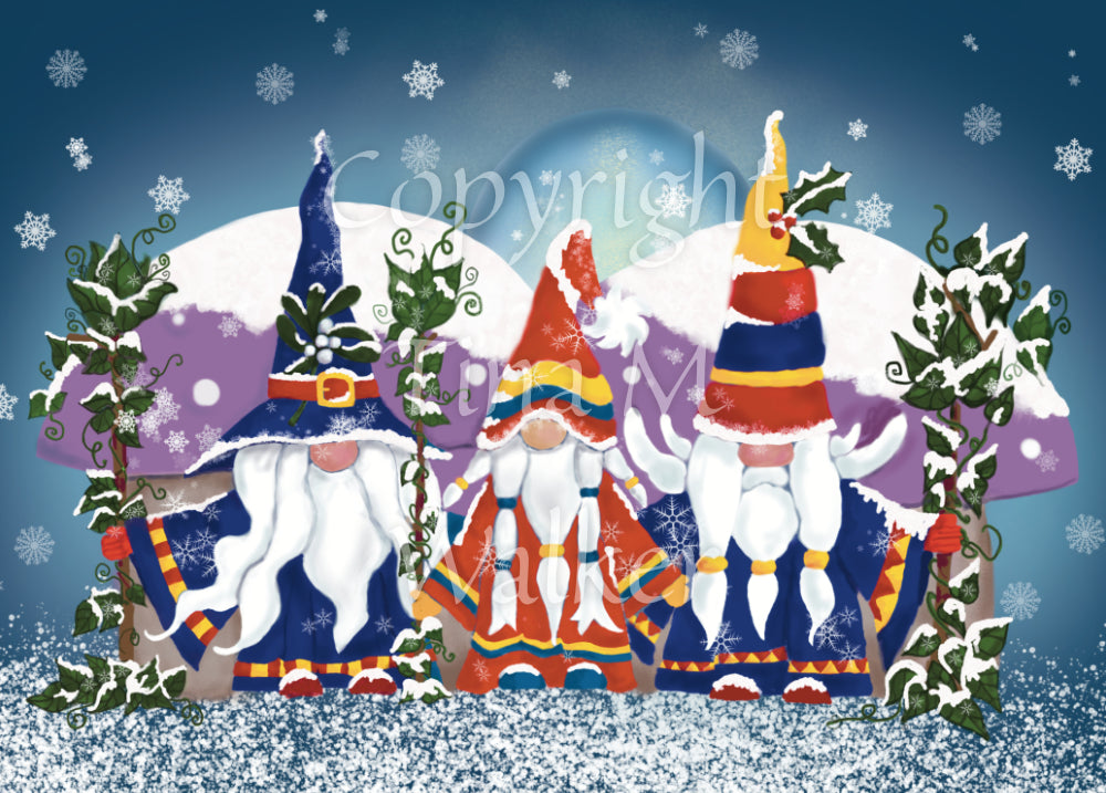 NEW: A very merry Yuletide design by Tina M Walker