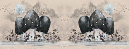 Wrap image of the mug. The design is repeated once around the mug.