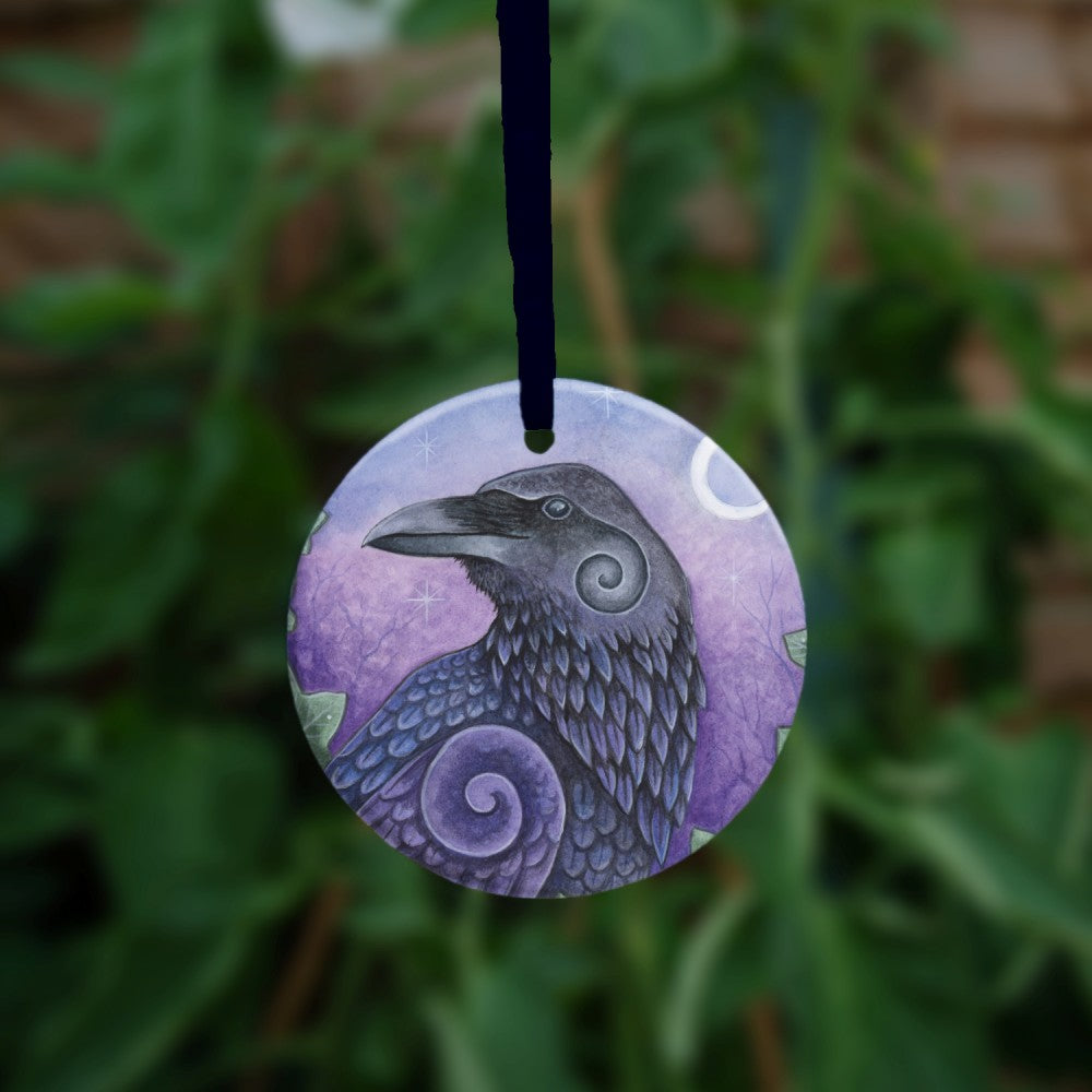 Ceramic Ornament - The Raven (2-pack)